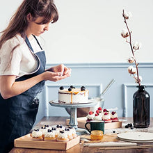 Load image into Gallery viewer, Three-Tier Kit (10", 8", 6" Boards with Wooden Dowels, Straw Dowels, and Pre-Cut Parchment Paper Circles)