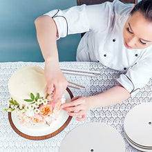 Load image into Gallery viewer, Five-Tier Kit (12", 10", 8", 6", 4" Boards with Wooden Dowels, Straw Dowels, and Pre-Cut Parchment Paper Circles)