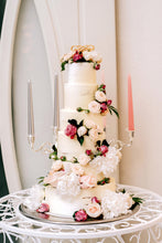 Load image into Gallery viewer, Five-Tier Kit (12", 10", 8", 6", 4" Boards with Wooden Dowels, Straw Dowels, and Pre-Cut Parchment Paper Circles)